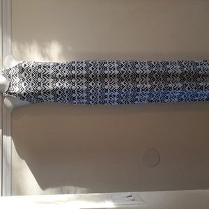 Black and white american eagle maxi dress small